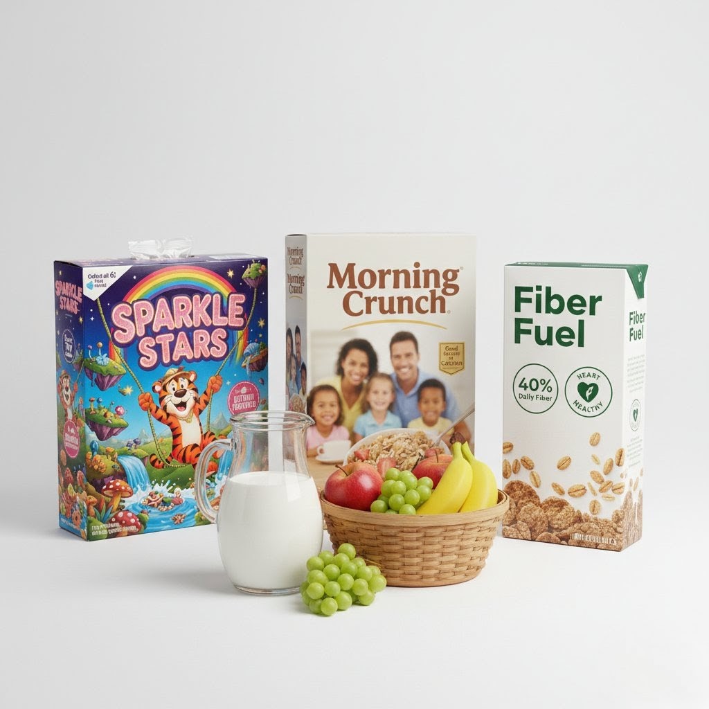 Breakfast Cereal Boxes